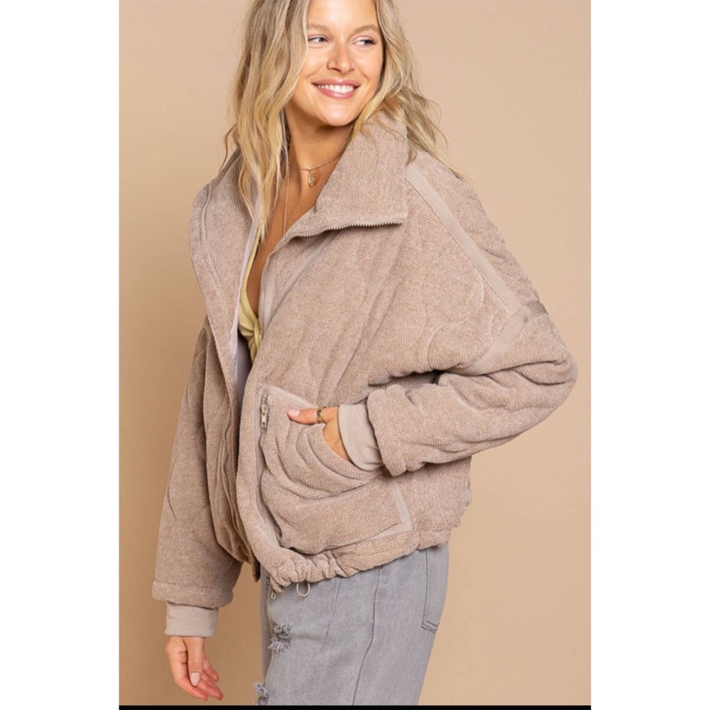 🎉 HP 🖤 Last 1 SM Willow Ultra Cozy Vintage Style Oversize Jacket EUC - Picture 9 of 12
